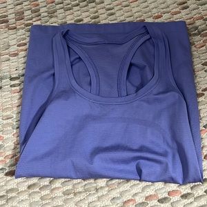 Light purple swiftly tech racer back full length